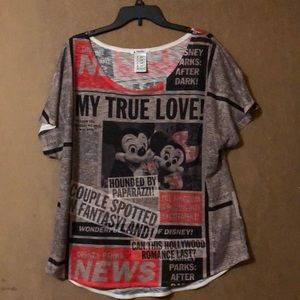 Disney women’s top Size XXL